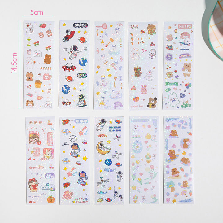 10pcs%20Stickers%20Pack%20Kawaii%20Laser%20Cute%20Stickers%20DIY%20Korean%20Stickers%20Laptop%20Decal%20-%20Image%203