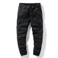 Men New Cargo Pants Cotton Multiple cket Joggers Hop pants Men Street fashion Sweatpants Tie feet Trousers.