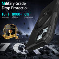 For iPhone 15 14 Plus 13 Pro Max XR Phone Case, Military Grade Protection 135 ° Invisible Rotating Bracket Cover. 