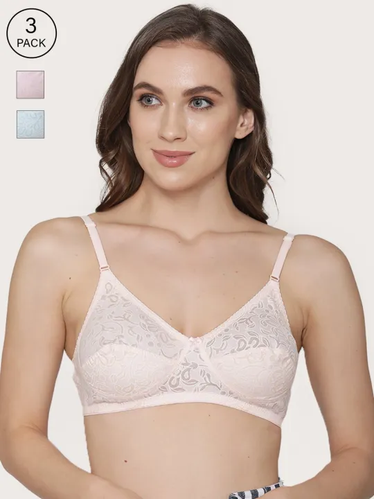 Kalyani%20pack%20of%203%20non-padded%20Self%20printed%20cotton%20bra%20(34%20Size)%20Pink,%20Beige,%20Sky%20-%20Image%203