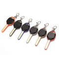 Waterproof switch button control key light camping flashlight emergency light led mini outdoor hand light keychain lamp.
