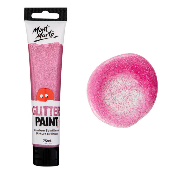 Mont%20Marte%20Glitter%20Paint%2075ml-Pink%20-%20Image%202