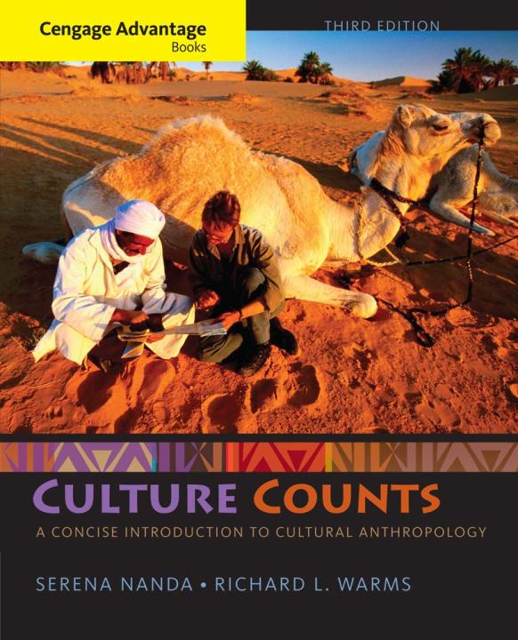 Culture Counts: A Concise Introduction to Cultural Anthropology by Serena Nanda & Richard L. Warms