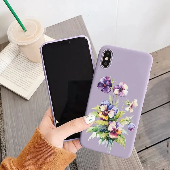 Lavender%20Flower%20Plant%20Back%20Cover%20Cases%20for%20iPhone%2013%2012%20Mini%2011%20Pro%20Max%20XR%20XS%20Max%20X%2010%20SE%202020%206%206S%207%208%20Plus%20Silicone%20Matte%20Case%20-%20Image%204