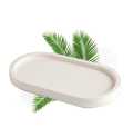 01 pcs Colourful Gypsum Flat tray for home decor. 