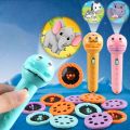 Funny Luminous Projector Flashlight Early Education Cartoon Torch Lamp Toy Creative Animal Patterns Slide Projector Torch. 