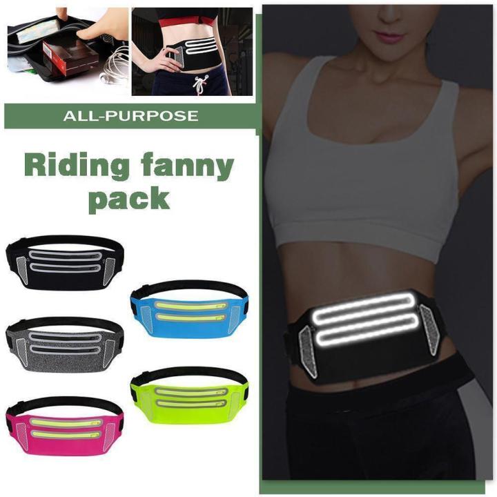 Slimline Running Belt Sweat-proof Waist Bag Ultra-thin Voltage Pocket Elastic Lycra Pocket Invisible Fitness Belt