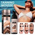 Amour zii Self Tanning Mousse Spray Fast Body Face Self Tanner 60ml Cream Mak Makeup Solarium Foundation Tan D5n8. 