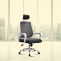 FF-EC-07SS (Black&White) Smart Office Executive Chair (V-Mesh). 