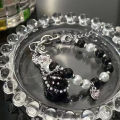 Black Cat Heart Rhinestone Pentagram Star Beads Bracelet For Women Aesthetic Sweet Cool Trendy Jewelry Korean Style Fashion Gift Mzea.