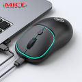 The new IMICE cross-border rechargeable ultra-long battery life 2.4G wireless silent mouse W-618. 