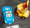 Catron Cartoon Transformation Mini Racing Friction Toy Racing Transforming Car to Robot multicolor. 