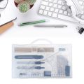 Architect Set,Professional Geometry Set,18, and Protractor Set,Drafting Tool,Drawing Stencil Interior Design Tool 96BA MuXiaRe.