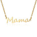Women Neckle All-Matched Mom Nameplate Clavicle Choker Neckle. 
