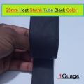 3 Feet- 25mm Heat Shrink Tube 25mm Black Heatshrink Tubing Shrinkable Wrap Wire Cable Sleeve Set Heat Shrink Φ25mm Wire DIY Cables Connector Repair. 