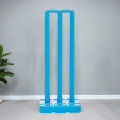 Cricket Plastic Stumps/Yellow,Blue. 