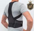Real Doctor Posture Corrector Unisex Magnetic Back Brace Posture Corrector Therapy Shoulder Belt - Black. 
