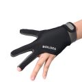 Billiards Glove Three Finger Pool Cue Snooker Shooter Mitt Elastic Left Hand Women Men Black Silicone. 