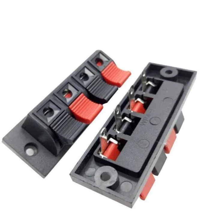 2Pcs-%204-WAY%20Speaker%20Terminal%20Block%204%20Way%20Connector%20Vertical%20Amplifier%20PCB%20Mount%204%20Positions%20Cables%20Jointing%20Clamp%20Test%20Clip%20Stereo%20Strip%20Shape%20Push%20Release%20Plate%202%20Black%202%20Red%20-%20Image%203