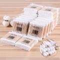Double Head Wood Cotton Bud/Swab Nose Ears Cleaning Women Makeup Tools Lipstik Cotton Buds Tip Sticks Bastoncillos Oidos. 