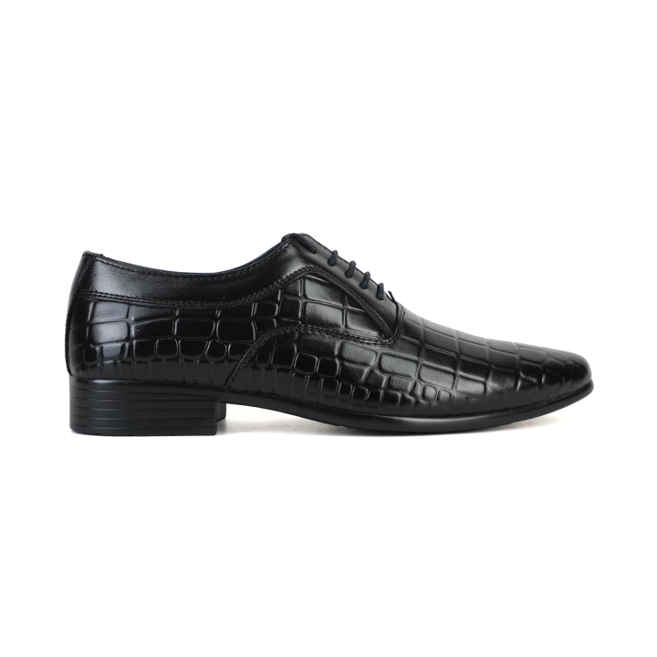 Vibrant  Black Leather FORMAL SHOE For Men