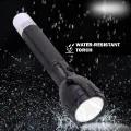 Long Range High Power Led Torch Light With Battery Charging Indicator - Illuminate Your Path With This Powerful Torch Light. 