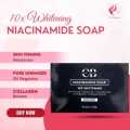 Cosmi Beautii Soap Niacinamide 10x Brightening Lightening Whitening Bar Soap For Men 70 gm. 