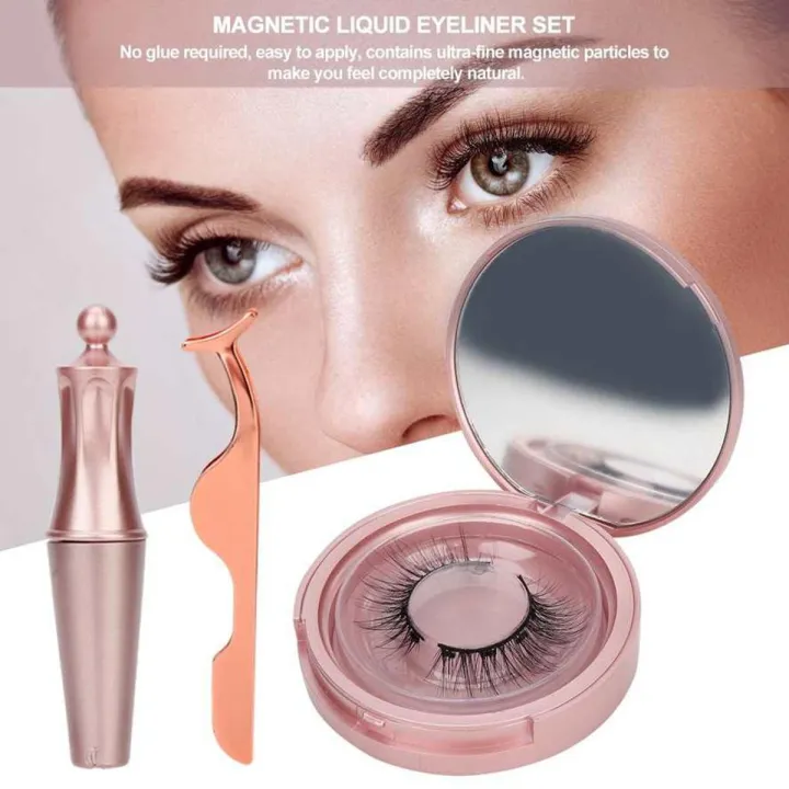【DM bag factory Store】Magnetic Eyeliner Natural False Magnet Fake Tweezers