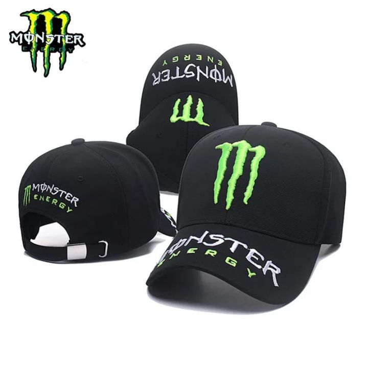 Monster Energy Baseball Cap Racing Dirt Bike Riding Parkour Sport Cap Embroidered Duck Cap for Men and Women