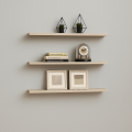 Black/White Floating Shelf Set of 1/2/3,Wall Hanging Shelf,Home Decoration Shelf,Storage Shelves Display Racks Home Decor Wall shelve for Living Room, Office Shelves, Book Shelf Size:19x6 inch.