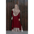 Stylish Dubai Charry Georgette 4 Part Ready {Hijab + Nikab +Jama + Eskart Plazo} New borkha koti set abaya borka for Women borkha best islamic dress. 