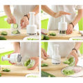 Hand press food chopper manual onion chopper. 