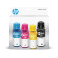 HP GT53 & GT52 Black, Cyan, Magenta, Yellow Ink Bottle Full Set. 