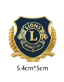 Lions Clubs International Logo Car Styling Emblem. 