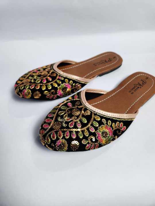 Girls exclusive Eid collection nagra shoes