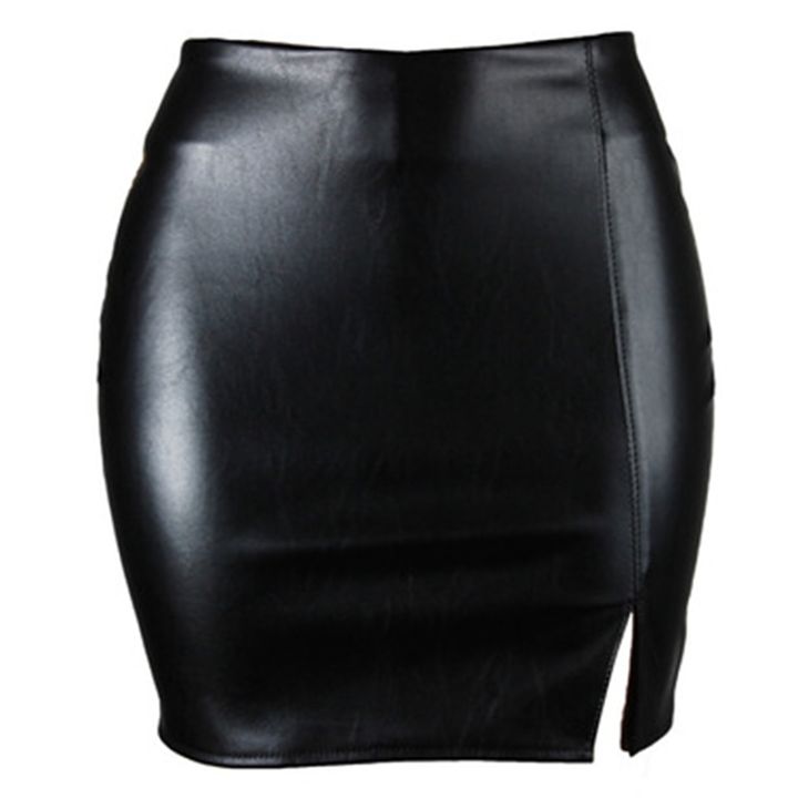 High%20Waist%20Split%20Pu%20Leather%20Women'S%20Mini%20Skirt%20Bodycon%20A-Line%20Black%20Female%20Short%20Skirt%202021%20New%20Spring%20Autumn%20Ladies%20Bottom%20-%20Image%202
