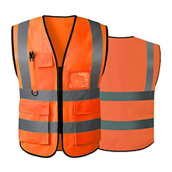 Neon%20Green%20High%20Visibility%20Reflective%20Construction%20Safety%20Security%20Vest%20-%20Image%205