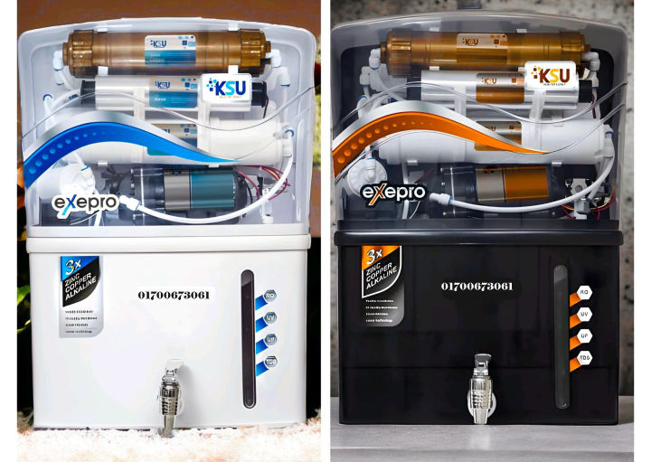 KSU Expro Ro Water Purifier, 12 Liter(Black)