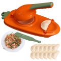 2 in 1 Dumpling Maker, Kitchen Dumpling Baking Pastry Making Tool, Manual Artifact for Pressing Dumpling Wrapper Mould Dough Press Maker.