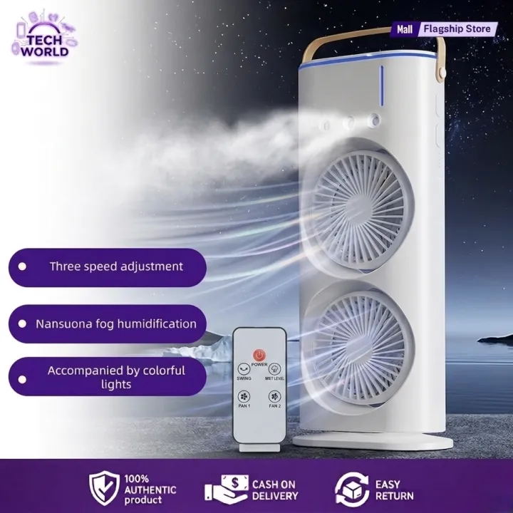 Double%20Head%20Spray%20Cooling%20Fan%20Rechargeable%20Remote%20Control%20-%20Image%202