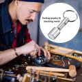 12 Pieces Metal Magnet Keychain Magnetic Keychain Pocket Keyring Magnet Holder with Split Ring Jewelry Test Magnet.