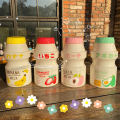 Box Bottle for Child Kawaii Milk A Free Portable Love Matte Plastic 480ml Can Fruit Water Bottle BP Leak Proof Yakult Polymorphic Kids Girl.