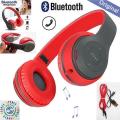 Wireless Bluetooth Headphone P47 Stereo Earphone with SD Card Slot - Blue.