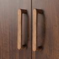 Wooden Cabinet Door Handle Cupboard Door Knob and Handle Kitchen Cabinet Knobs Wardrobe Door Handles for Furniture Hardware.
