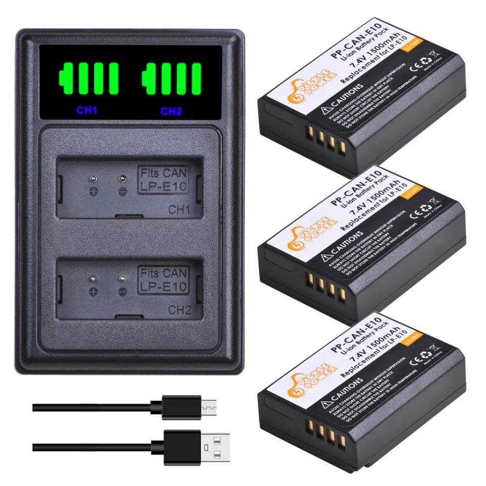 LP-E10 LPE10 Battery For Canon EOS Rebel T3 T5 X50 X70 - View #7