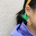 【Beiver Jewelry Store 】Harajuku Earrings for Women Funny Weird Baby Colorful Hair Accessories Fashion Jewelry Wholesale Drop Ship.