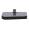 Mobile Phone Desktop Type-C Charger Stand Holder Cellphone Usb-C Charging Docking Station Black. 