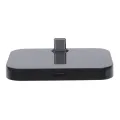 Mobile Phone Desktop Type-C Charger Stand Holder Cellphone Usb-C Charging Docking Station Black. 