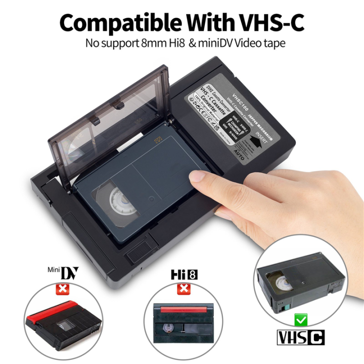 -C%20Cassette%20Adapter%20for%20for%20RCA%20for%20-C%20SVHS%20Cassette%20Adapter%20Not%20for%208mm/MiniDV/Hi8%20Durable%20Easy%20Install%20-%20Image%204
