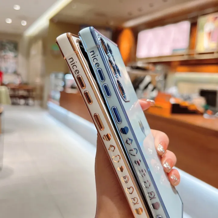 Soft%20Electroplated%20Love%20Heart%20Phone%20Case%20For%20Samsung%20S24%20S23%20S22%20Ultra%20S21%20Plus%20S20%20FE%20A13%20A53%20A52%20A12%20Silicone%20Shockproof%20Cover%20-%20Image%205